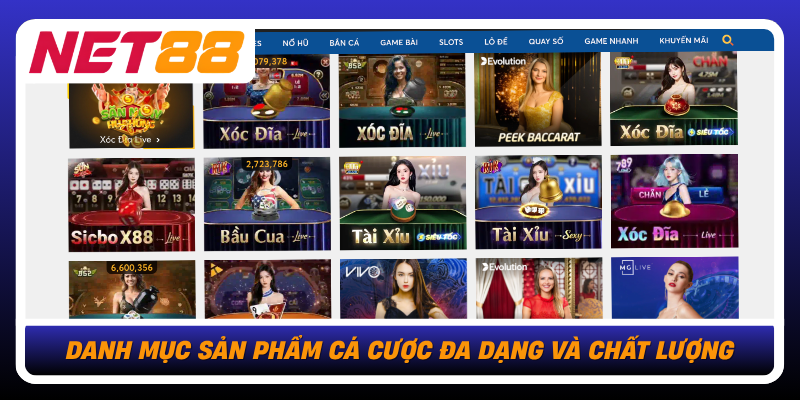 Danh Muc San Pham Ca Cuoc Da Dang Va Chat Luong